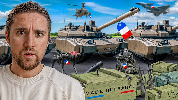 Pourquoi la France produit-elle autant d'armes ?