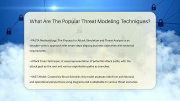 What Are The Popular Threat Modeling Techniques? - SecurityFirstCorp.com