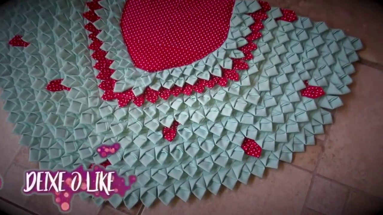 Tapete de Porta - Retalho - Biquinho -door mat -дверной коврик - alfombra de puerta