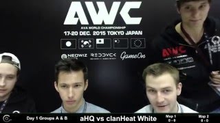 CGO AVA - aHQ vs clanHeaT White - Group A - AWC Japan 2015