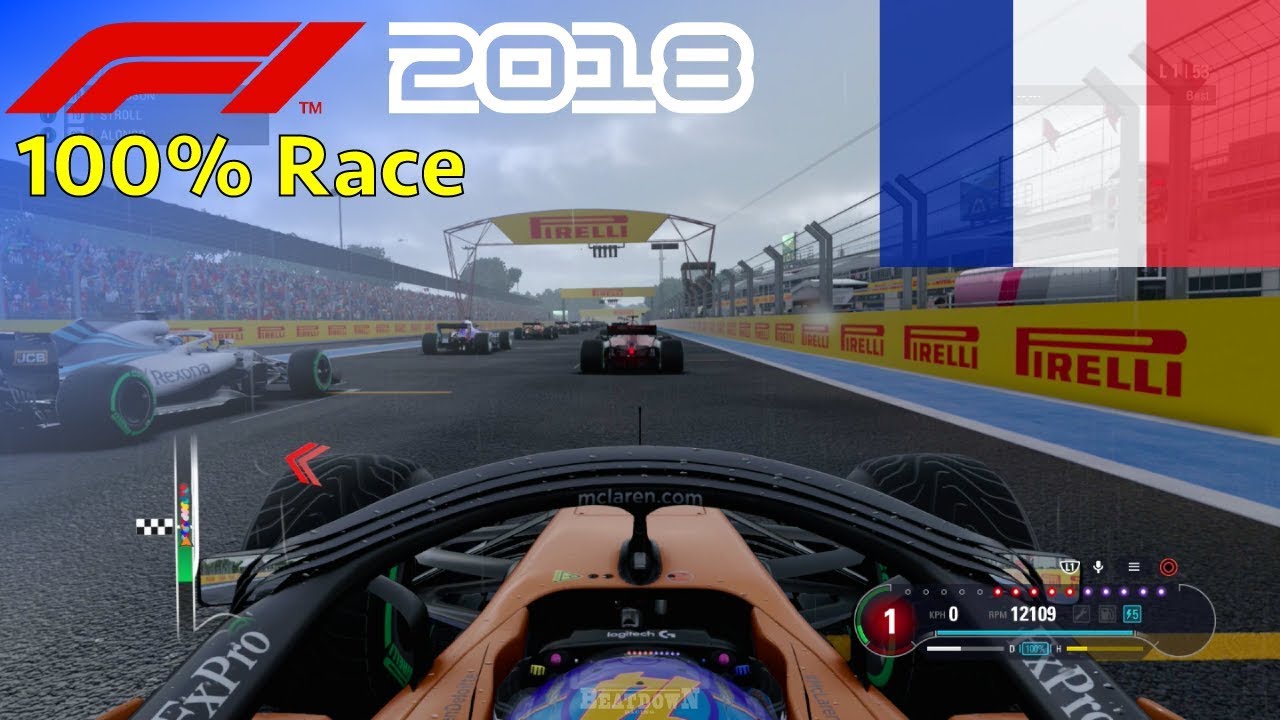 F1 2018 - Now We Can Fight With Fernando #8: 100% Race France