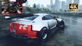 NEED FOR SPEED UNBOUND | '17 NISSAN GT-R PREMIUM EDITION | FREE ROAM & INTENSE RACE | T300 RS WHEEL screenshot 2