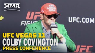 Colby Covington Thinks Tyron Woodley Asked Not To Engage at UFC Vegas 11 Presser - MMA Fighting