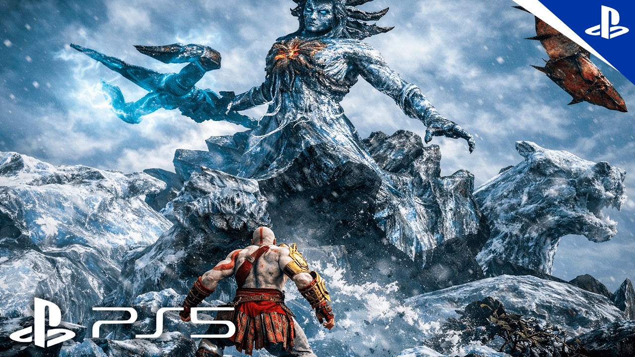 (PS5) GOD OF WAR 3 REMASTERED — Kratos vs Poseidon | Gráficos ULTRA Realista [4K 60FPS HDR]