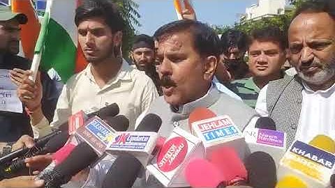 JKNPP joins the protests with Fire & Emergency aspirants