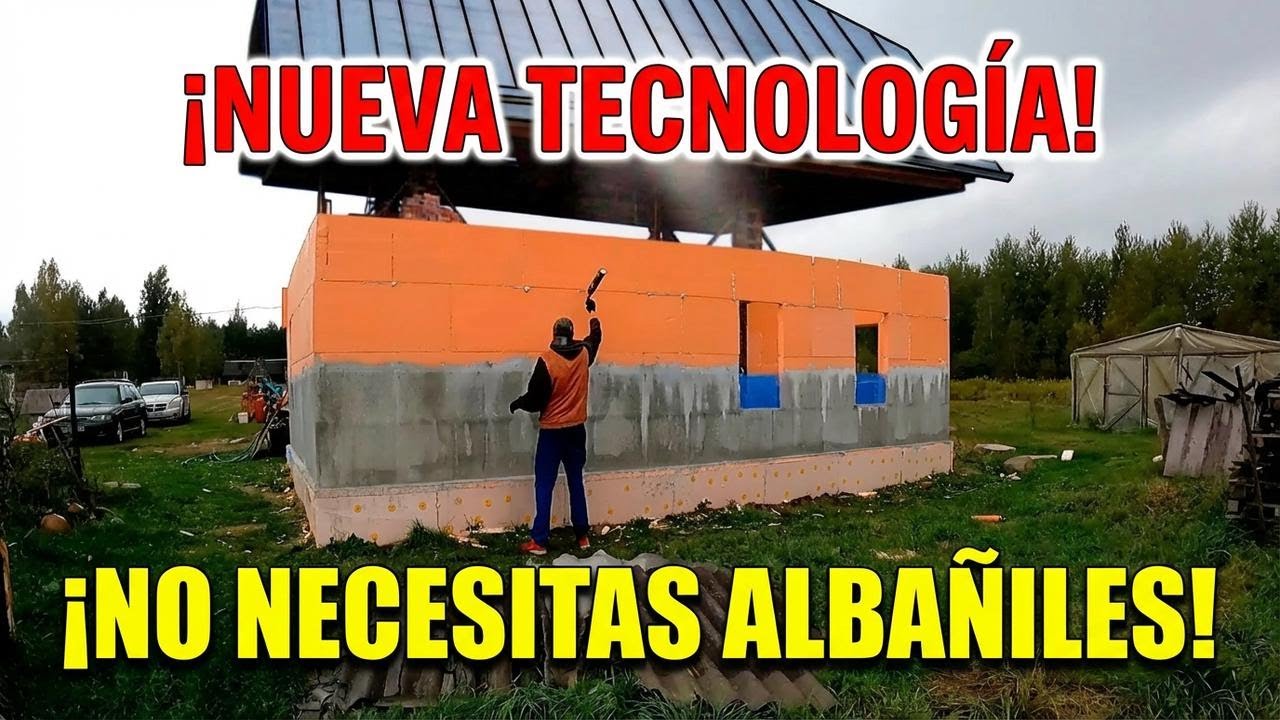 Construimos una CASA de POLIESTIRENO! Nueva tecnología sencilla