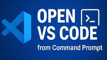 Open Vs code from command prompt(cmd)