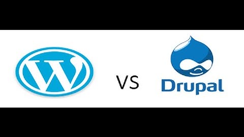 WordPress vs Drupal