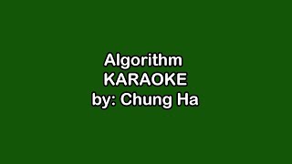 Chung Ha Algorithm Karaoke