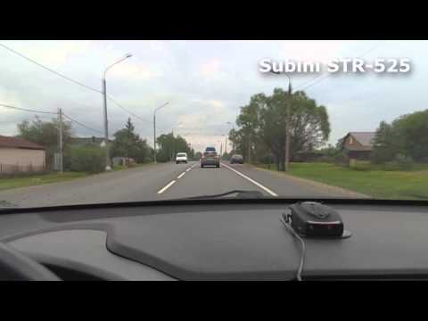Тест Subini STR 525 vs Мобильная Стрелка СТ (Дальность радара)