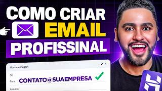 Como Criar Email PROFISSIONAL com Domínio para sua Empresa na Hostinger (FÁCIL E BARATO)