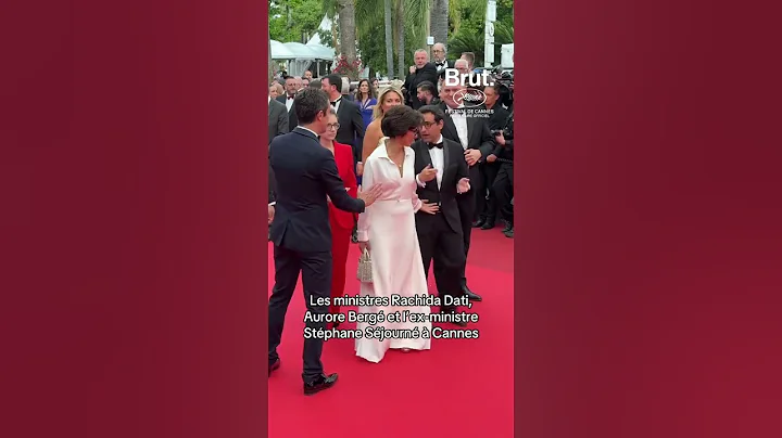 Les ministres Rachida Dati, Aurore Bergé et l'ex-ministre Stéphane Séjourné au Festival de Cannes.