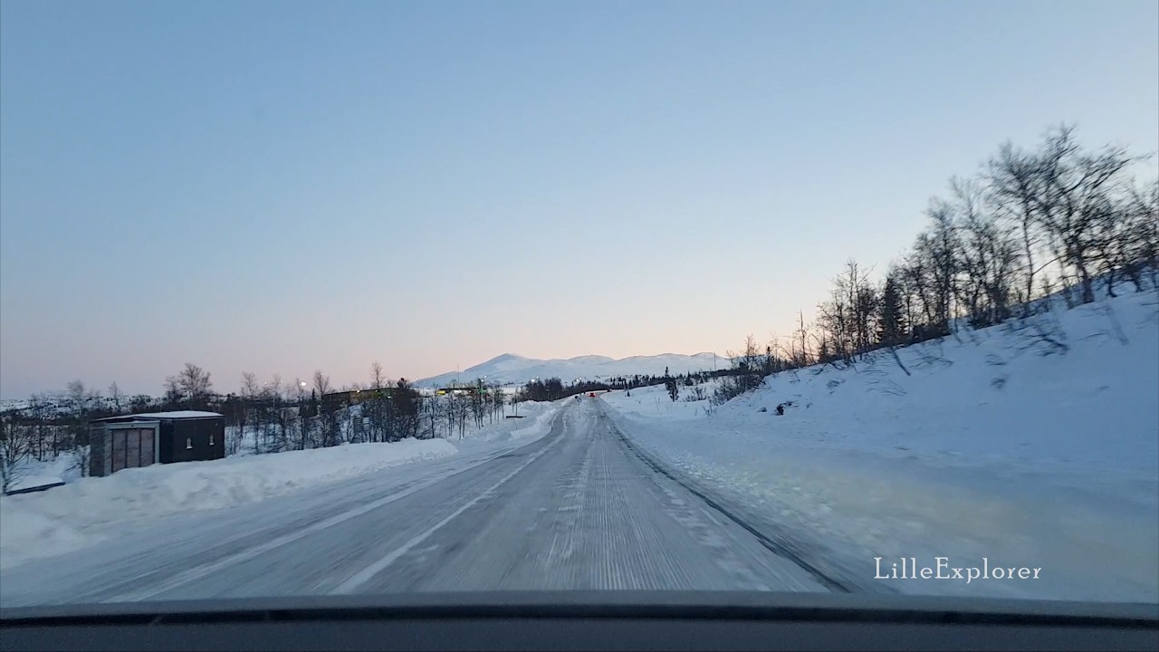 Leaving Norway for Sweden, through winter wonderland. no music