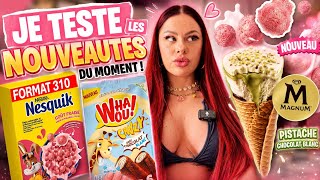 JE TESTE LES NOUVEAUTÉS DU MOMENT : Waouh surgelé, Pitch banane, glaces Magnum, Nesquik fraise...
