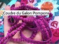 Comment coudre du galon pompons  tutoriel couture