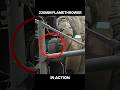 Military TOS FLAMETHROWER Firing