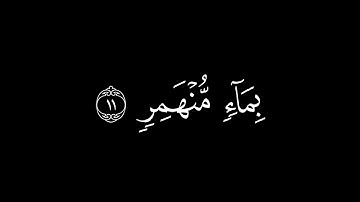 فَدَعا رَبَّهُ أَنّي مَغلوبٌ فَانتَصِر || كروما قران كريم شاشة سوداء || عبدالباسط عبدالصمد