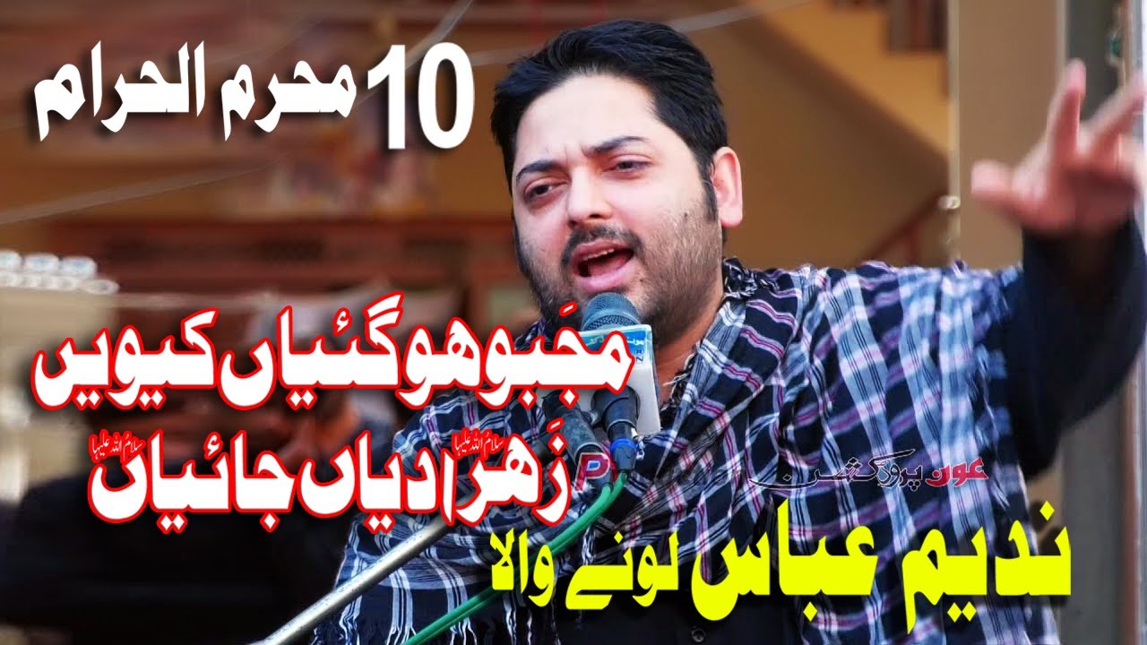 Majboor Ho Giyan Nay Kiveen Zahra (S.A) Diyan | Nadeem Abbas Loonywala