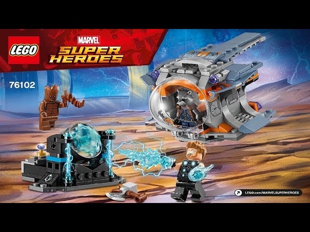 LEGO Marvel Super Heroes Avengers: Infinity War Thor's Weapon Quest 76102  Building Kit (223 Pieces)