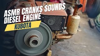 ASMR Cranks Sounds Diesel Engine Kubota DI 2 Reting