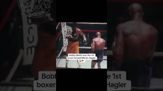 Bobby “Boogaloo” Watts was the 1st man to beat Hagler 🥊 #boxing #belowthebeltboxingabrocast #fyp