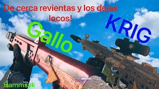 MEJOR CLASE KRIG Y GALLO, revientas muchísimo de cerca WARZONE(COLDWARZONE)... subs contentos!!