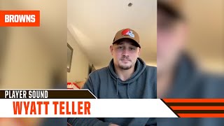 Wyatt Teller: "It's really cool to see 8-3 in the city of Cleveland."