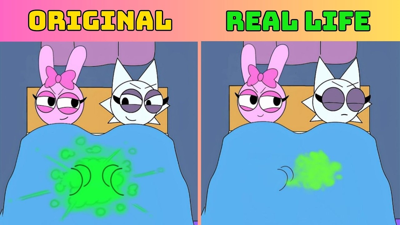 Pinki x Wenda - What Went Wrong ?💨 -  Best Incredibox Sprunki | ORIGINAL vs REAL LIFE