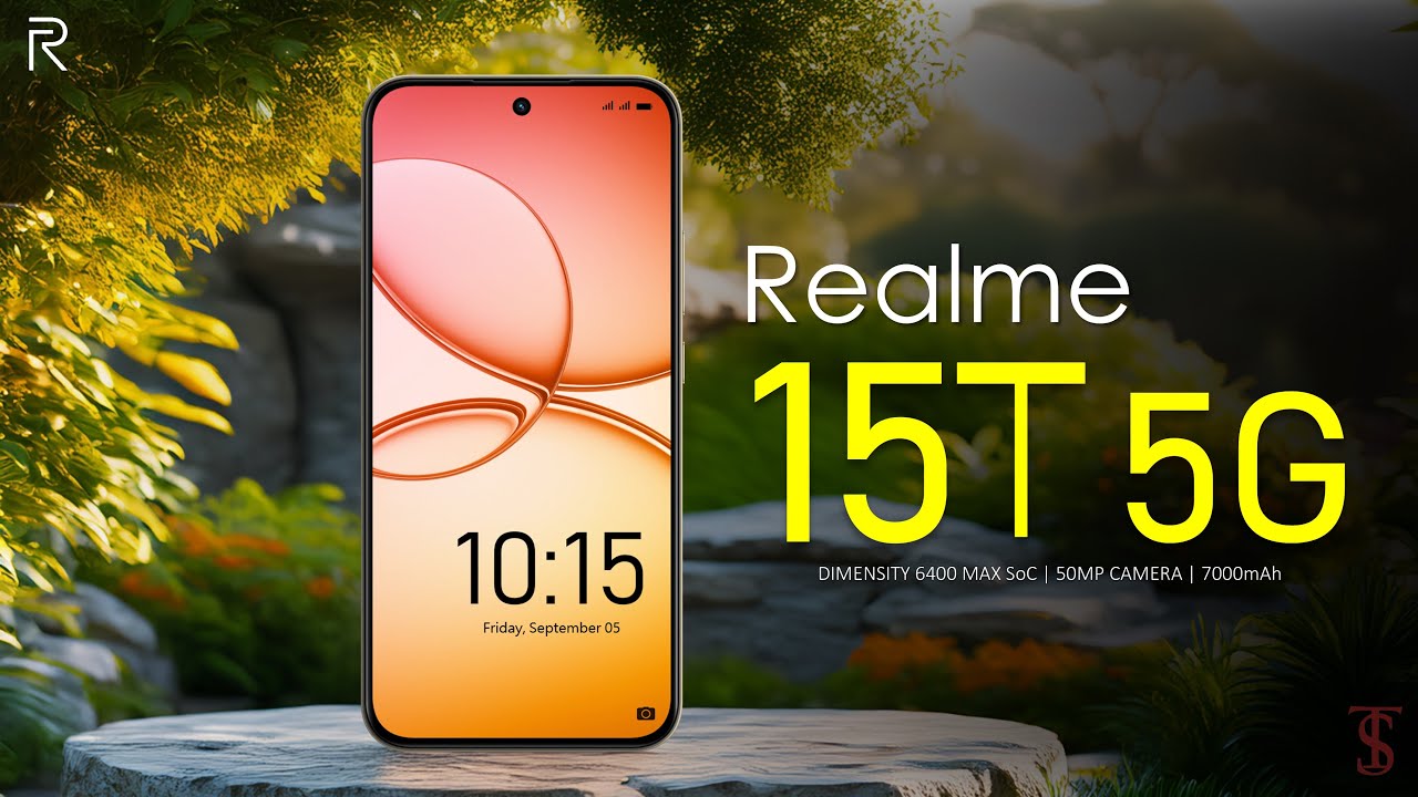 Realme 15T 5G Price, Official Look, Design, Specifications, 12GB RAM, Camera, Features | 