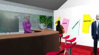 Exhibition Design Of Multimedia Pavillion At Bryant Park By Jacques Rosas Of Shop Studios New York Resimi