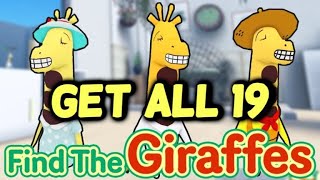 How to get ALL 19 Giraffes in Find the Giraffes | JagaRico World Roblox