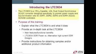 LTC3634 Dual 15V, 3A Monolithic Step-Down Regulator for DDR Power @LinearTechnology