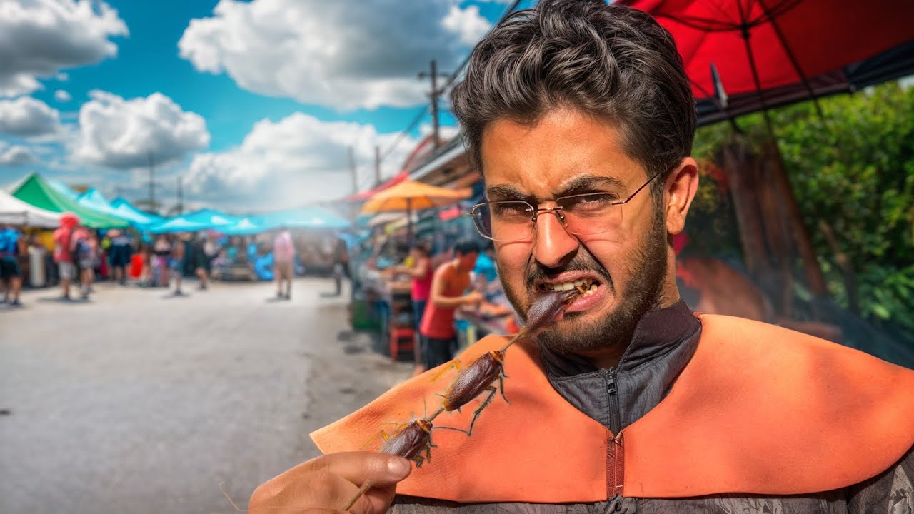 تجربة اكل شوارع الصين 🇨🇳 | اكلت حشرات !! 🤢