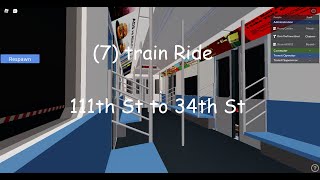 IRT Subway: R188 (7) train Ride (111th St to 34th St-Hudson Yards)