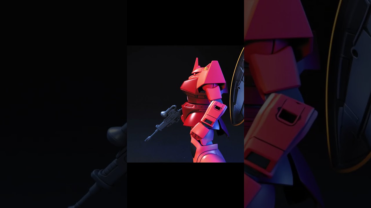 シャア専用ゲルググ、ガンプラで衝撃の起動演出!