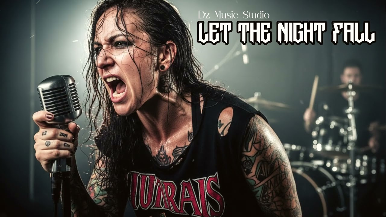 Let the Night Fall | Rock Songs | Calm Cinematic Rock Ballad | DZ Music Studio