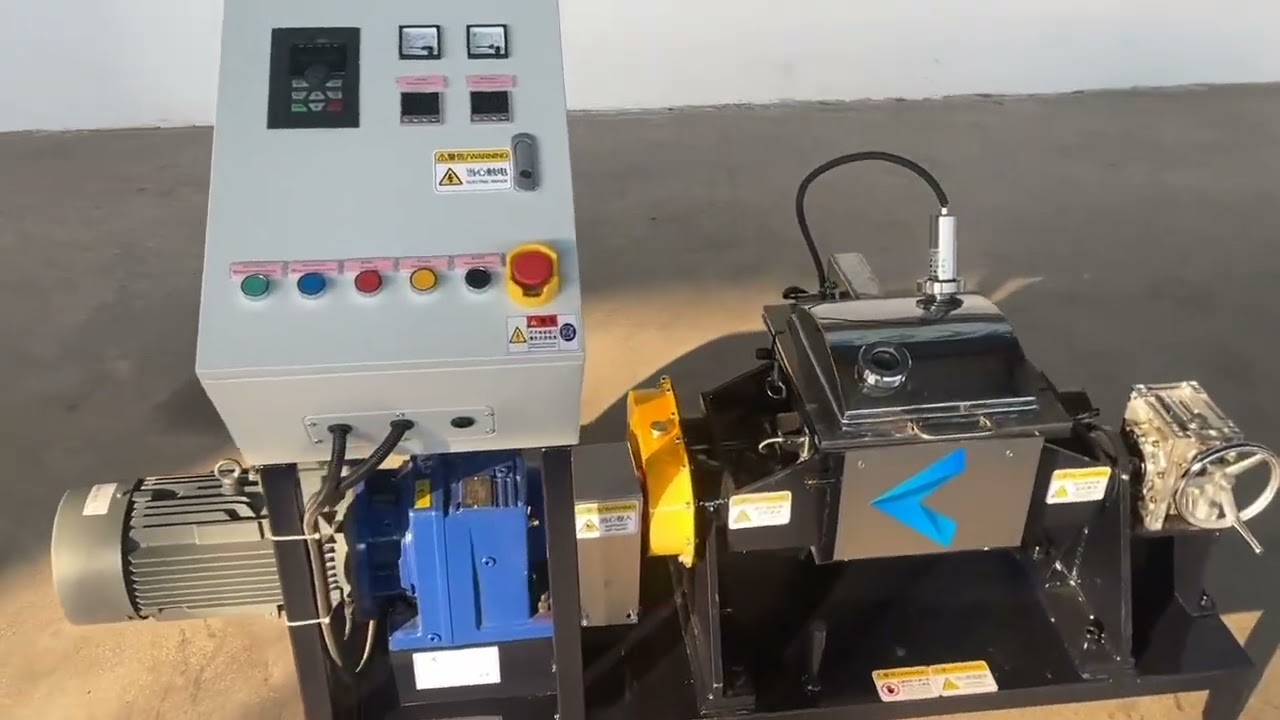 Overview video - 10L Sigma mixer with tilting cylinder discharge