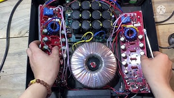 Cách lắp ráp bo mạch công suất class D thế hệ mới 2021 vào nguồn xuyến mua mạch liên hệ:0342.022.226