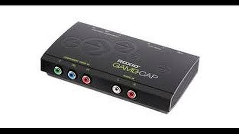 How to setup the Roxio Game Capture