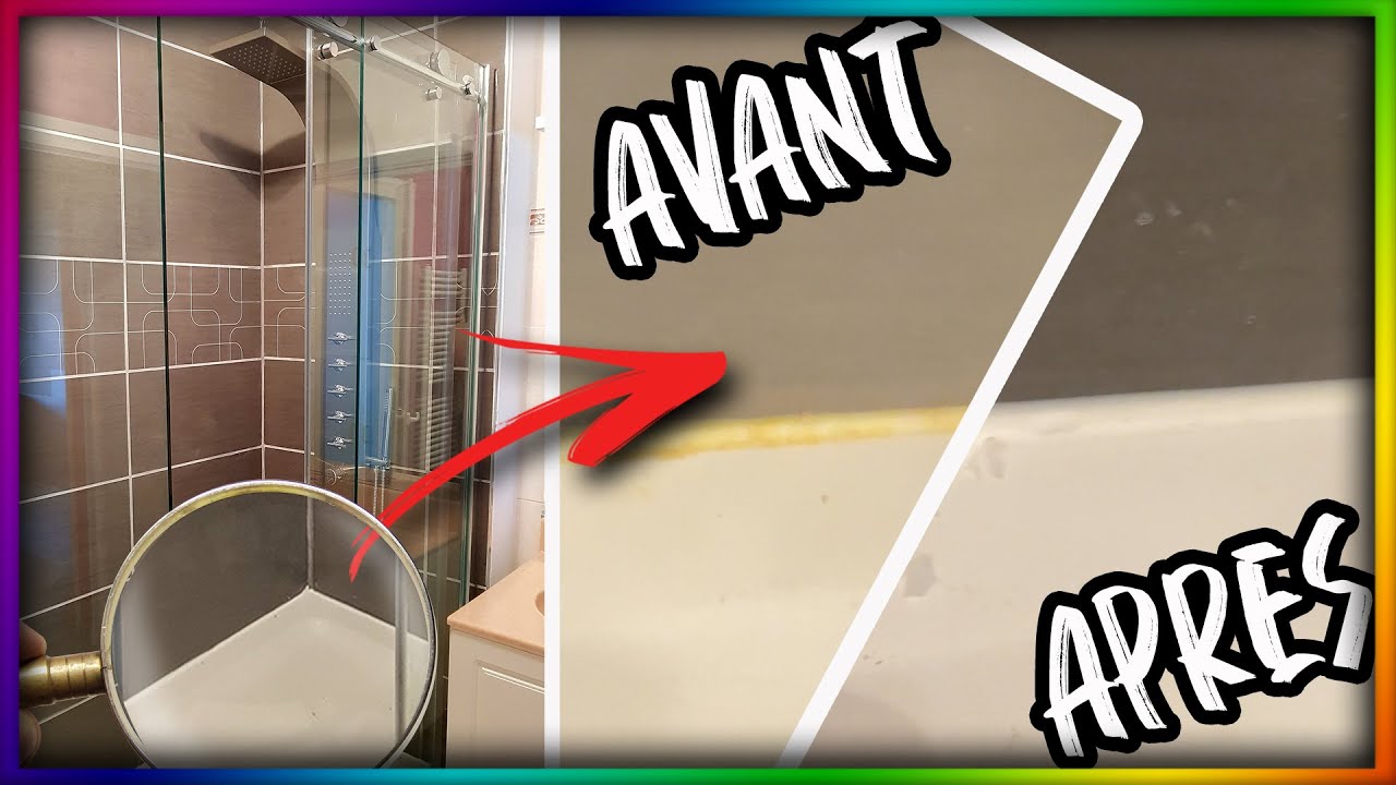 Nettoyer ses joints de douche, résultat PARFAIT ! (les plombiers