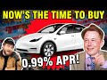 The model y has 099 apr and its ending soon  tesla time news 401