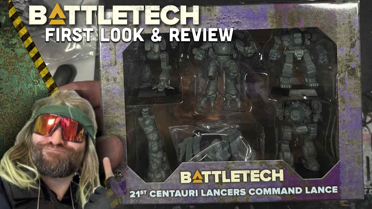 Battletech: 21st Centauri Lancers Command Lance - First Look - YouTube
