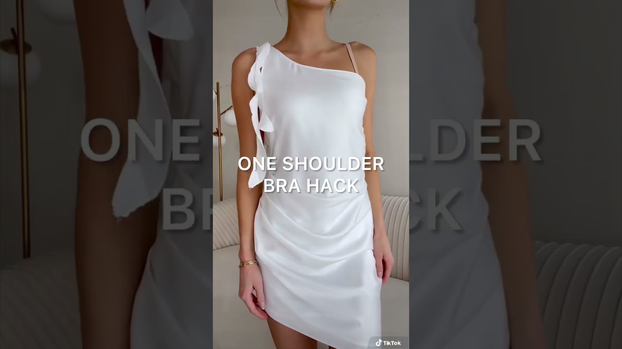 ONE SHOULDER BRA HACK - YouTube ONE SHOULDER BRA HACK - YouTube