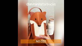 Starbucks China Stainless Steel Bottle Tumbler and Fox Bag Set