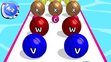 A-Z Run - All Levels Gameplay Android, iOS ( Level 568 - 577 )