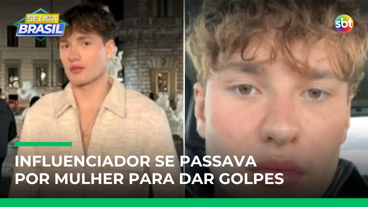 Influencer se vestia de mulher para aplicar “golpe do amor” e tem prisão decretada | #SeLigaBrasil