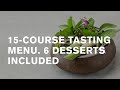 Bourgeois Bohemians: 15-course tasting menu [6 desserts!]