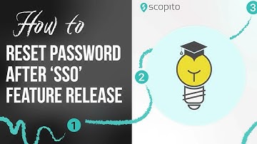 How to Reset Your Password after SSO Release