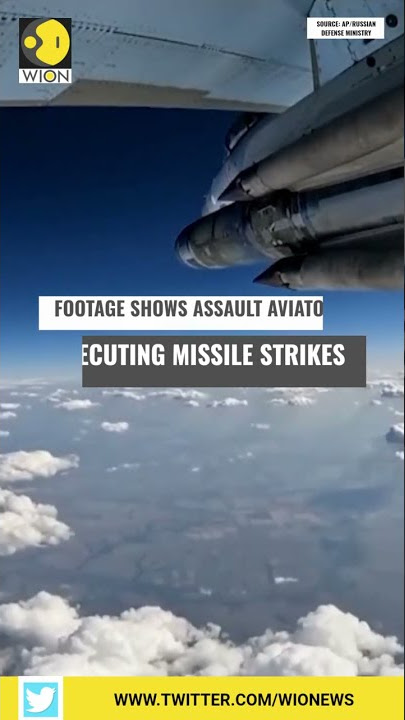 Russian Defence Ministry releases footage of SU-35 jet in action over Ukrainian skies | WION Shorts