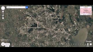 Houston, Texas - Urban Sprawl Time Lapse Wealth